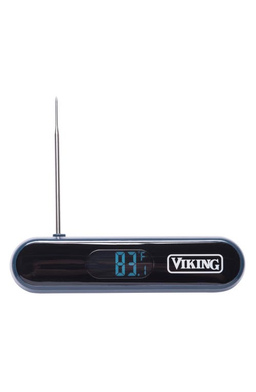 Viking Stainless Steel Roasting Pan & Thermometer In Stainless Steel