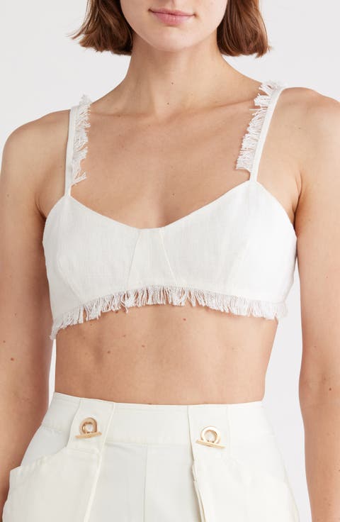 Eza Fringe Bralette Crop Top
