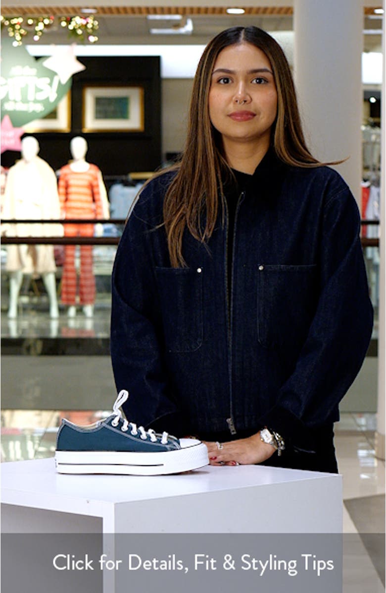 Chuck Taylor All Star Lift Low Top Platform Sneaker, sales video thumbnail