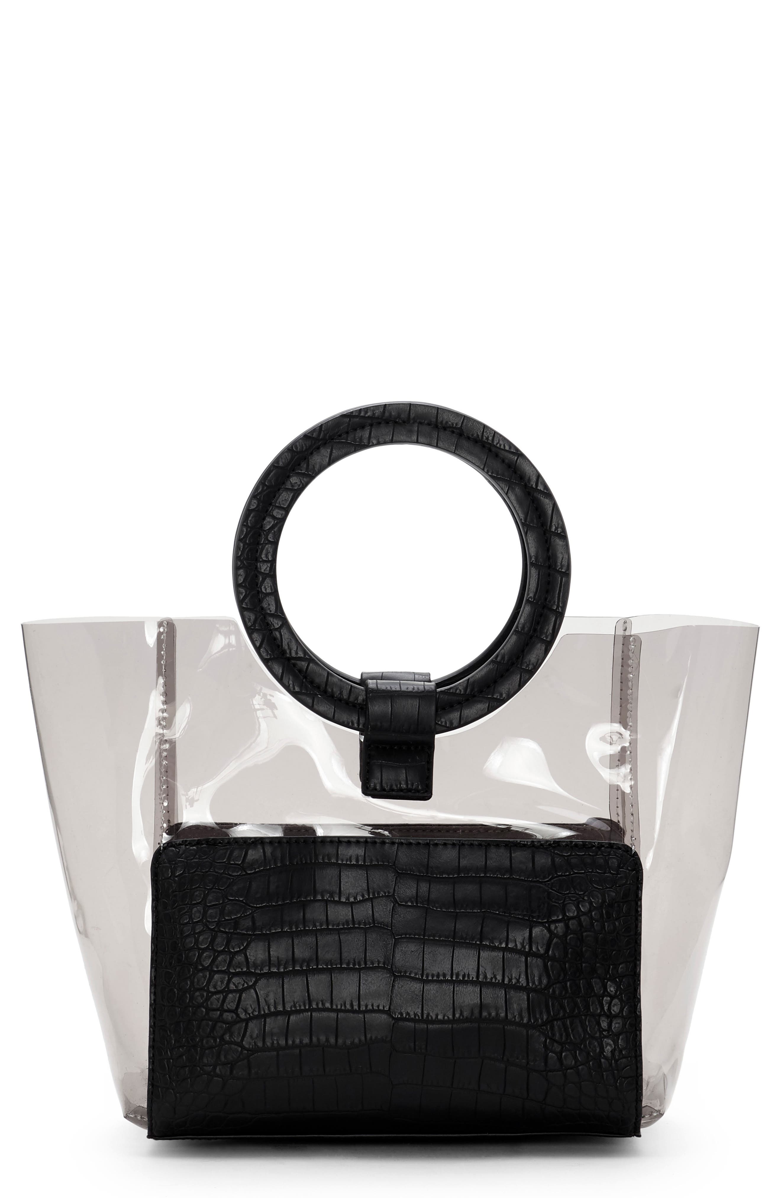 Vince Camuto Small Clea Faux Leather Tote, Main, color, 