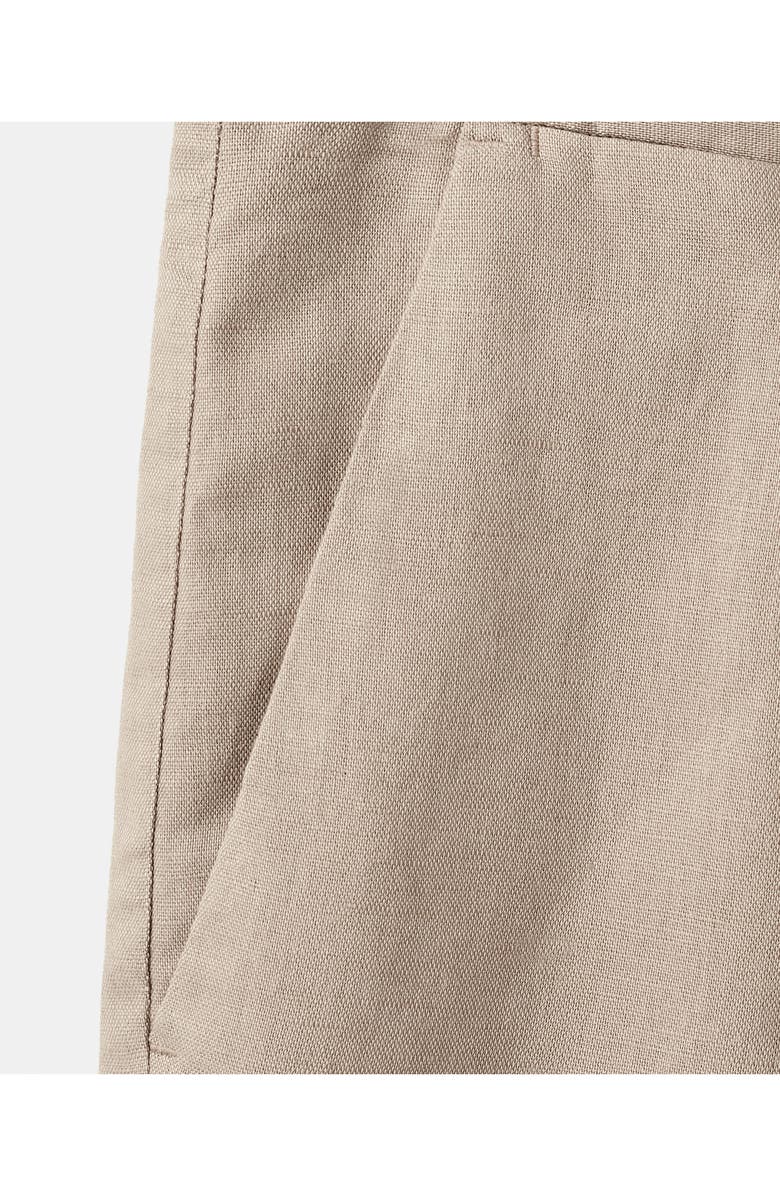 MANGO Linen
Cotton Bermuda Shorts, Alternate, color, Beige