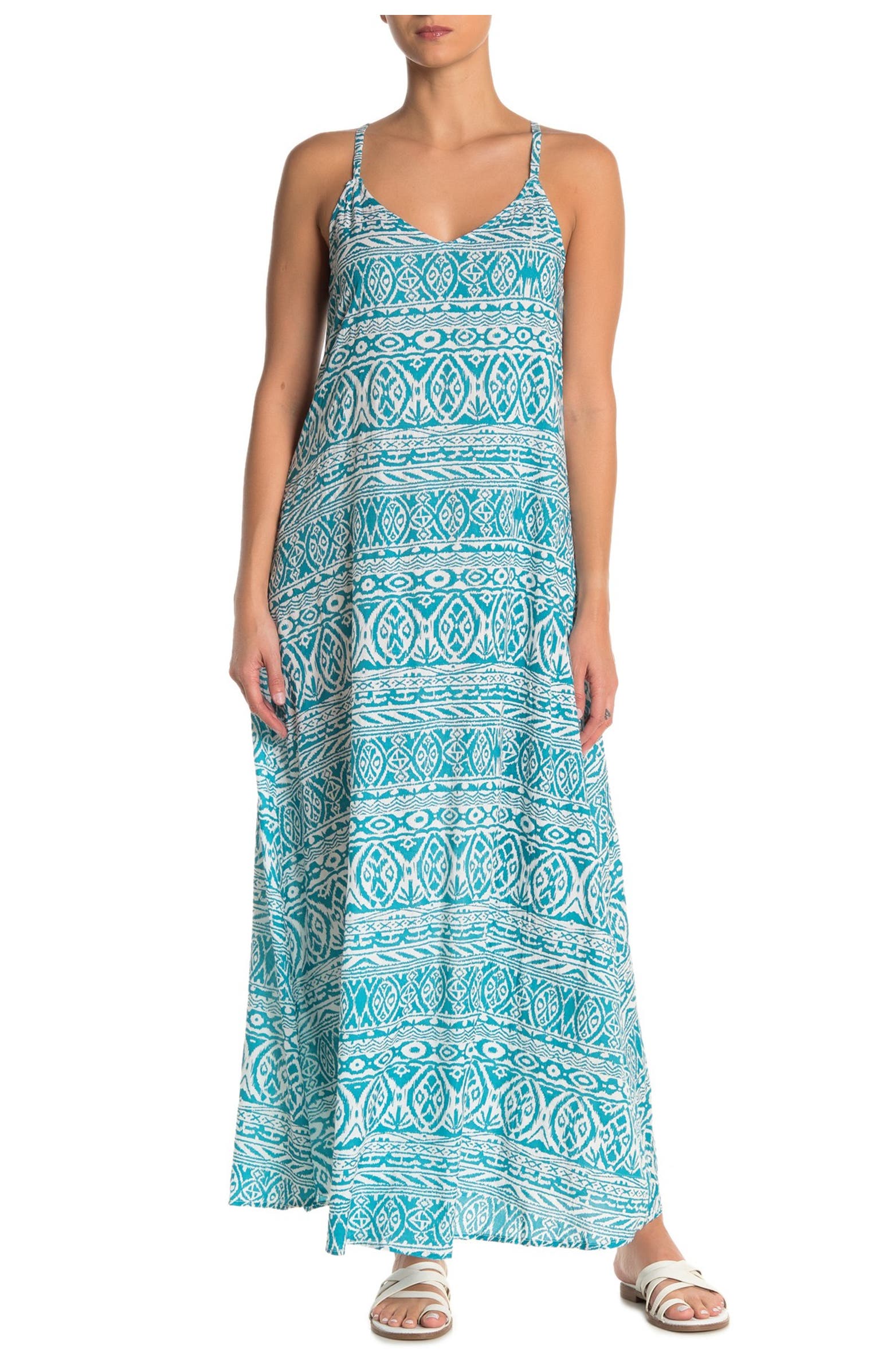 BOHO ME Printed Woven Maxi Dress | Nordstromrack