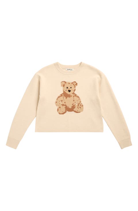 Kids' Teddy Bear Crewneck Sweater (Big Kid)
