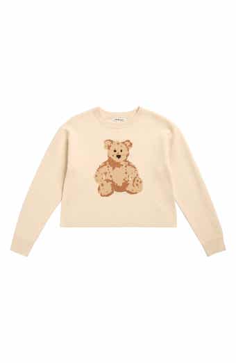NIK & LEKSI Kids' Teddy Bear Crewneck Sweater