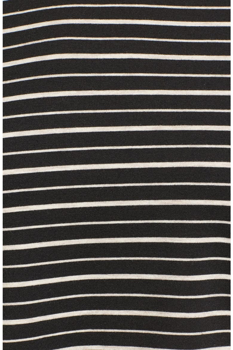 Stripe Tee, Alternate, color, BLACK/ OATMEAL