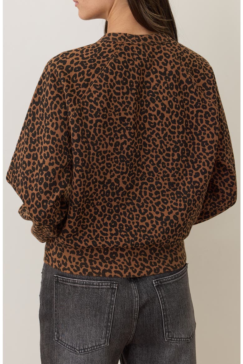 Cloud 9 Fleece Leopard Print Sweatshirt, Alternate, color, LEOPARD