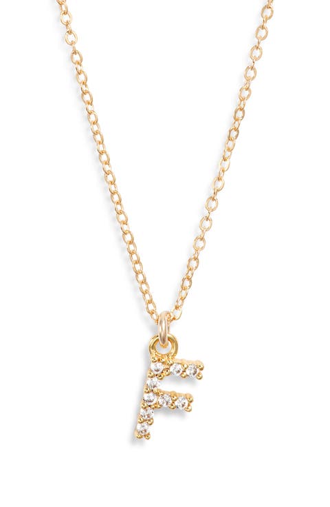 Gemma Initial Necklace
