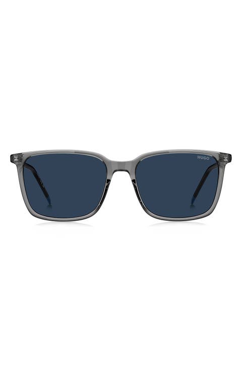 HG 1423/G/S 56mm Gradient Rectangular Sunglasses