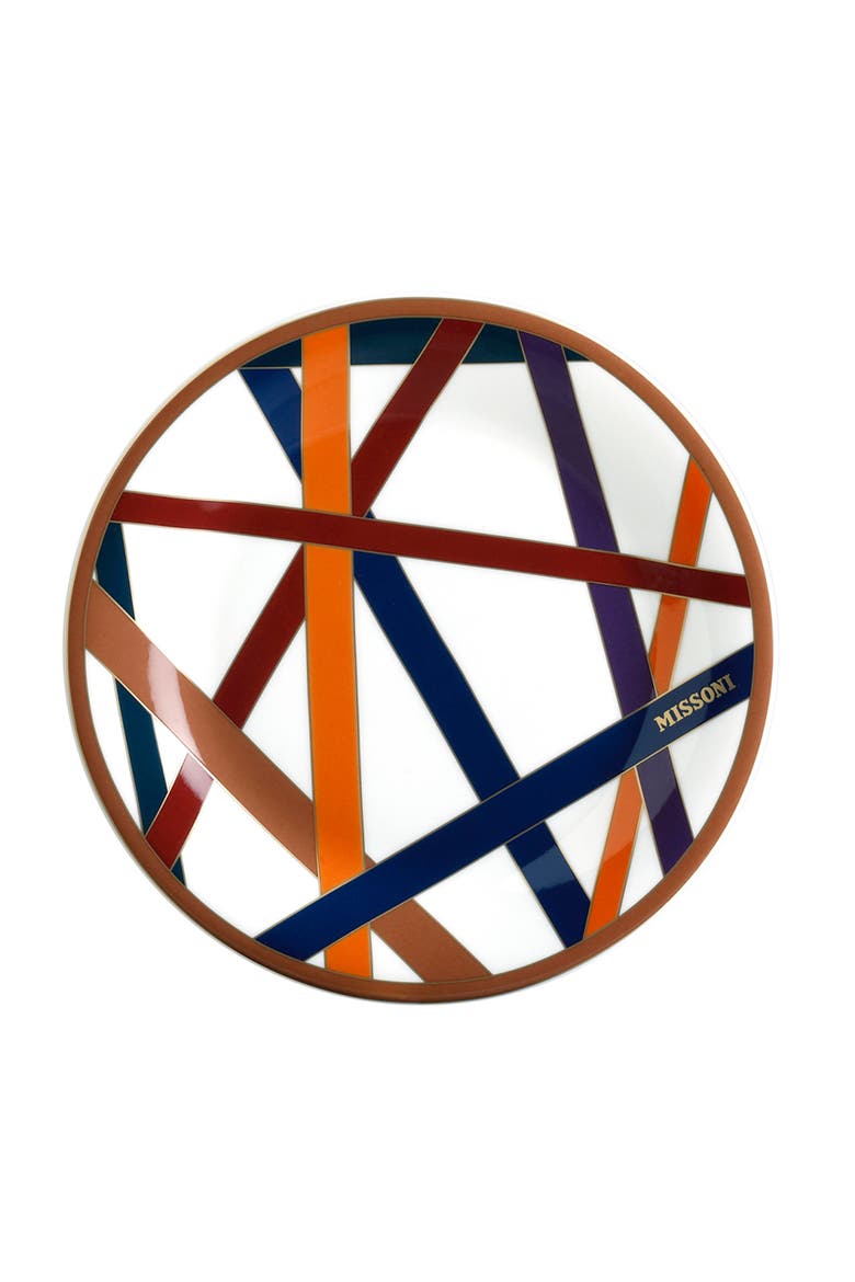 Bread and Butter Plates NASTRI Set of 2  Multicolor diam. 6", Main, color, Multicolor
