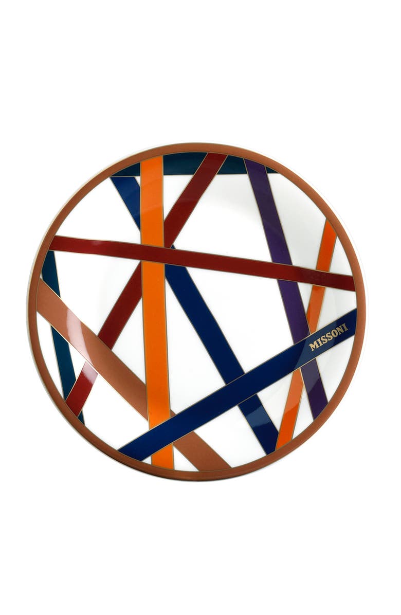 Missoni Home Tableware Bread and Butter Plates NASTRI Set of 2 Multicolor diam. 6", Main, color,