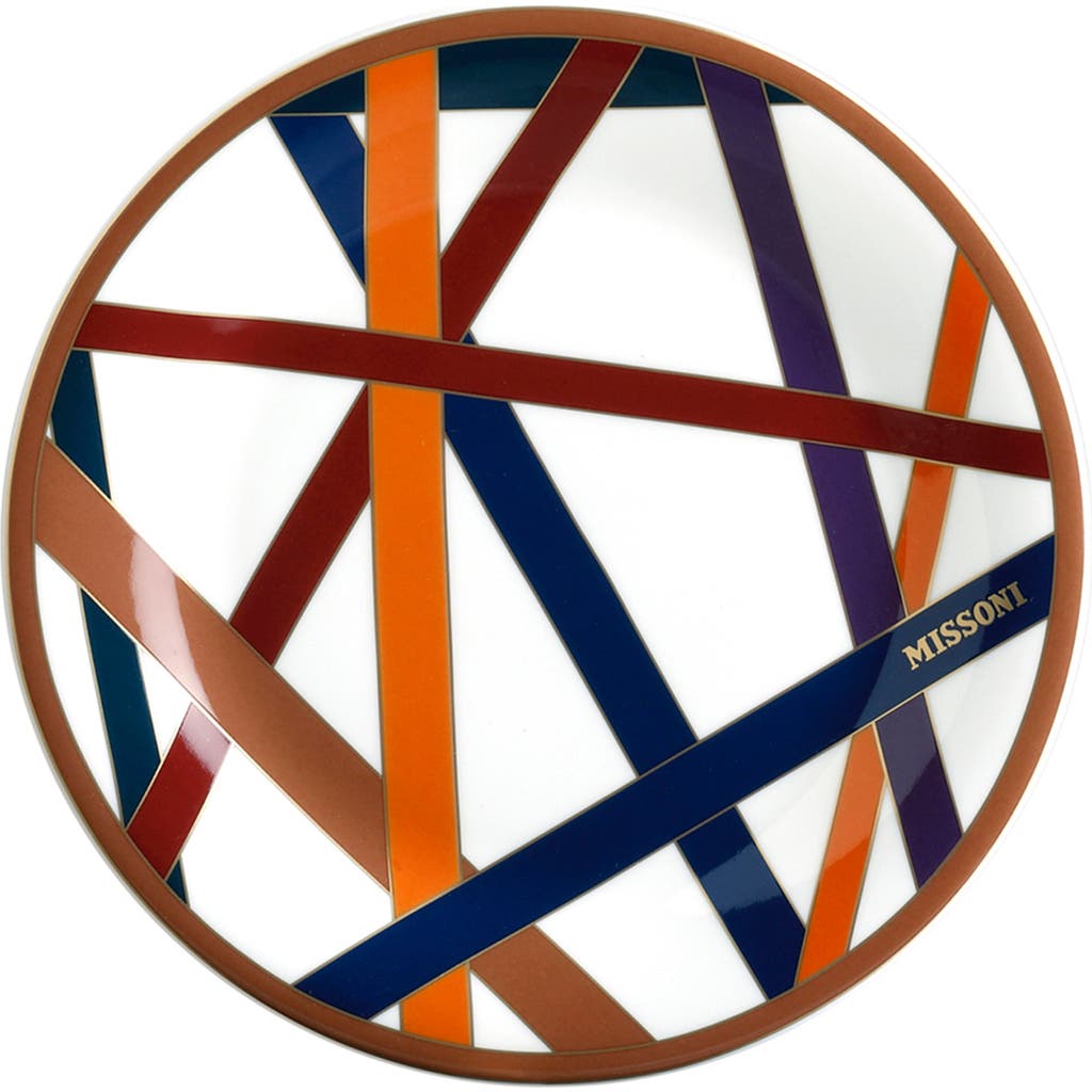 Missoni Home Tableware Bread and Butter Plates NASTRI Set of 2  Multicolor diam. 6"  product