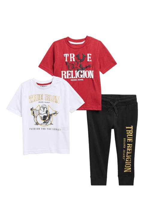 3-Piece Graphic T-Shirt & Joggers Set (Toddler)