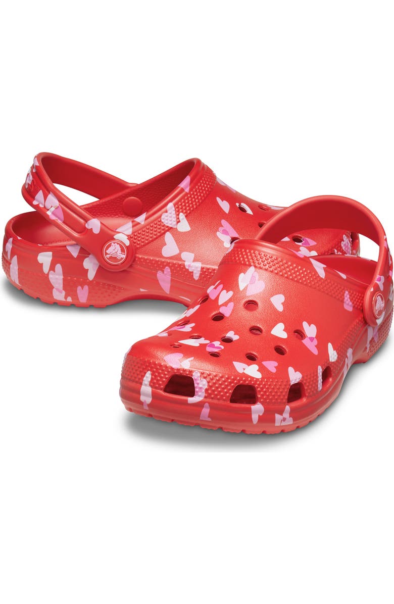 CROCS Classic V-Day Clog, Alternate, color, Chr
