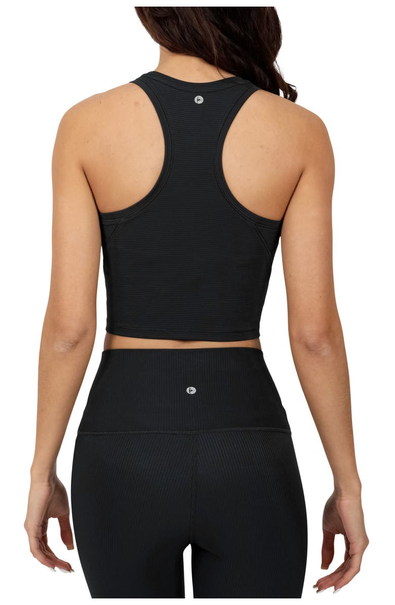 90 DEGREE BY REFLEX Interlink Racerback Crop Tank Top, Alternate, color, 