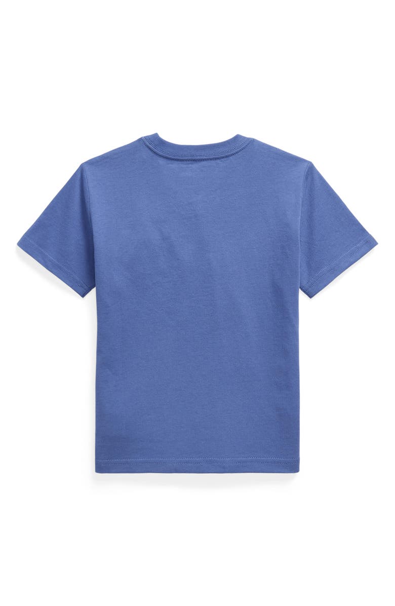 Polo Ralph Lauren Kids' Solid Cotton Pocket T-Shirt, Alternate, color, Blue Heaven