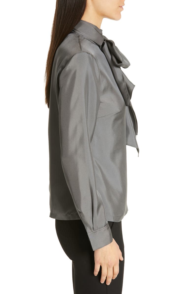 Ted Baker London Marther Tie Neck Silk Blouse, Alternate, color, 