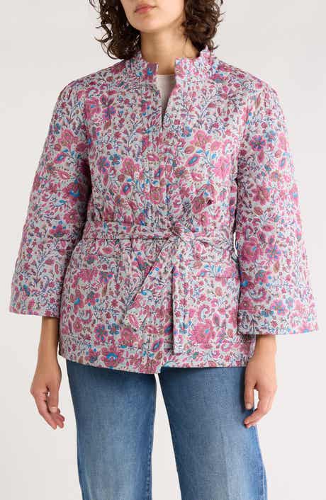 DR2 by Daniel Rainn Quilted Wrap Jacket