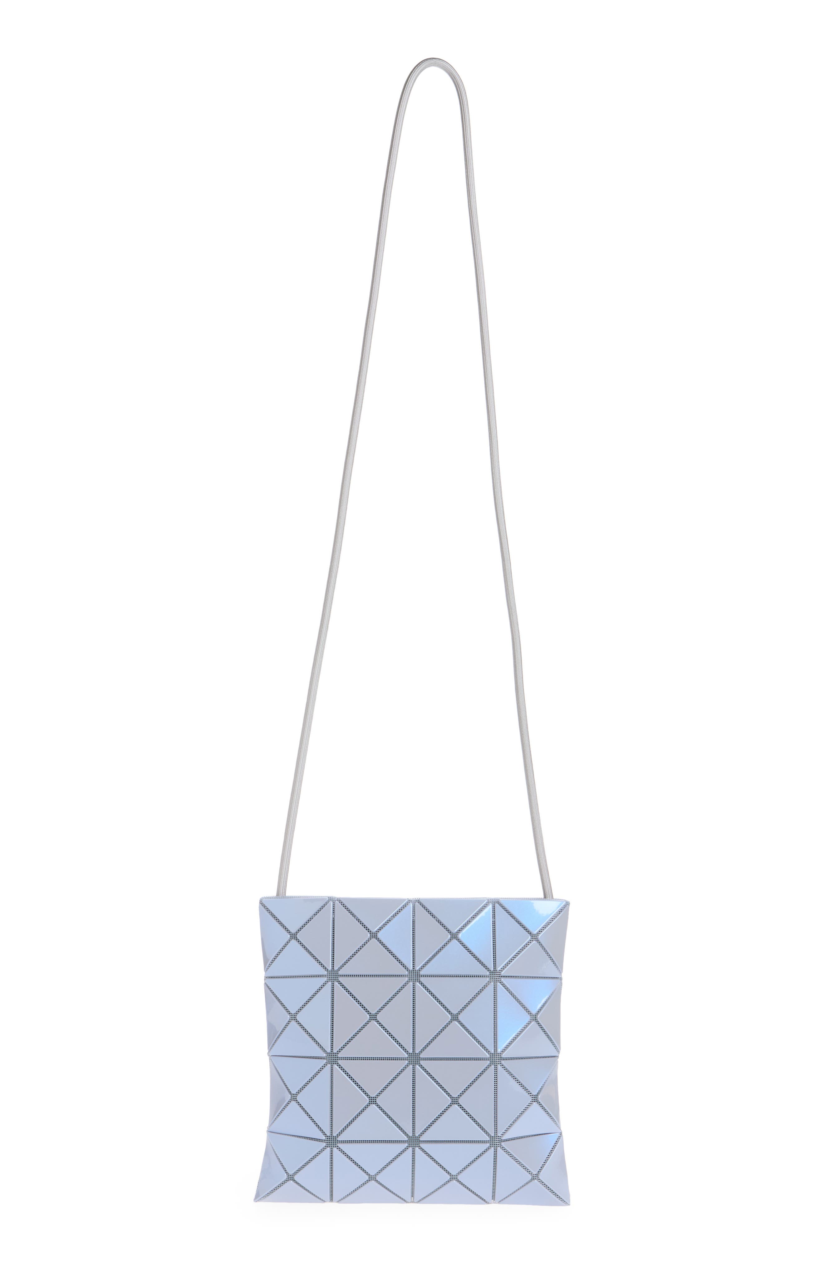 Lucent One Tone PVC Crossbody Bag, Alternate, color, BLUE GRAY