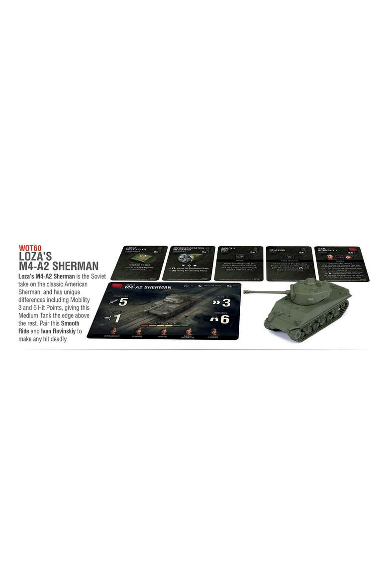 Soviet Loza'S M4A2 Sherman Expansion, Alternate, color, Multicolored