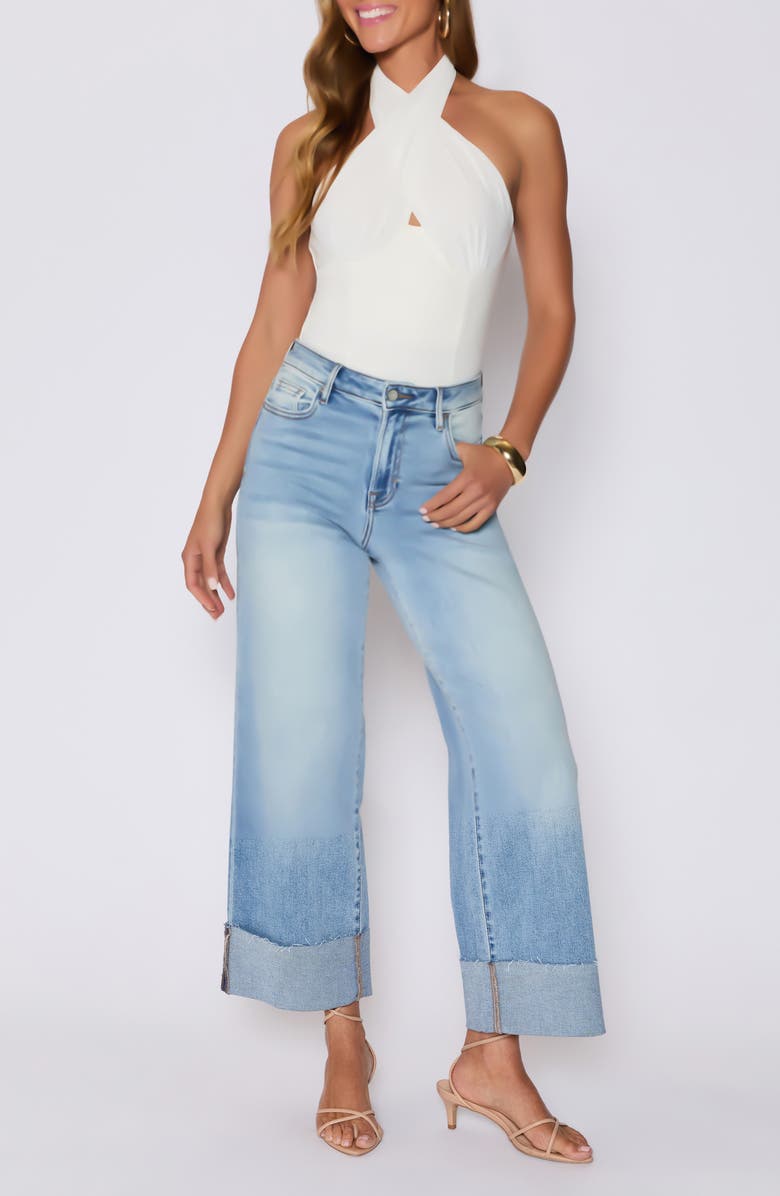 VICI Collection Al Fresco Knit Halter Top, Alternate, color, Cream