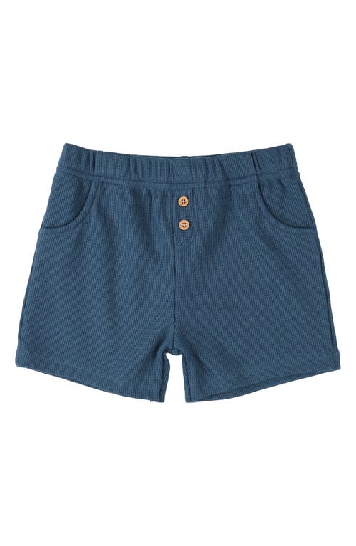 Pl Baby By Petit Lem 3-piece T-shirt & Shorts Set In Blue Ocean