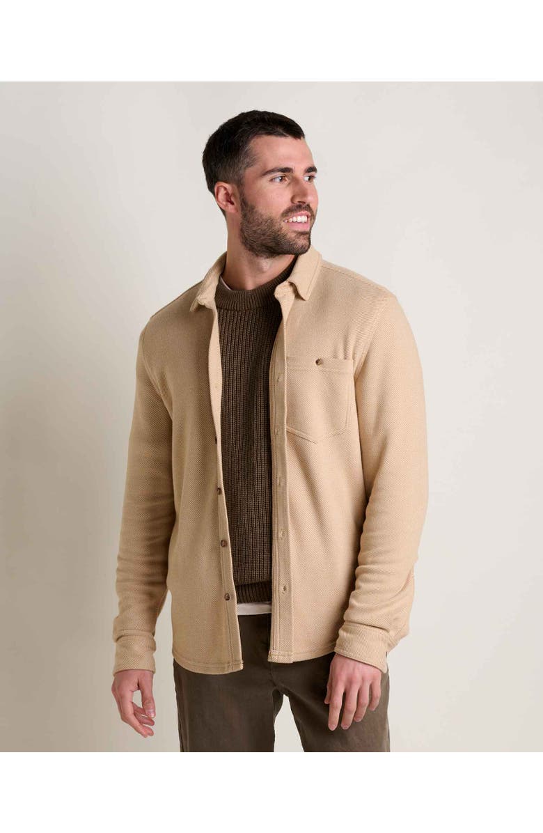 Toad & Co Men's Shadowbrook Long Sleeve Shirt, Main, color, Camel Twill