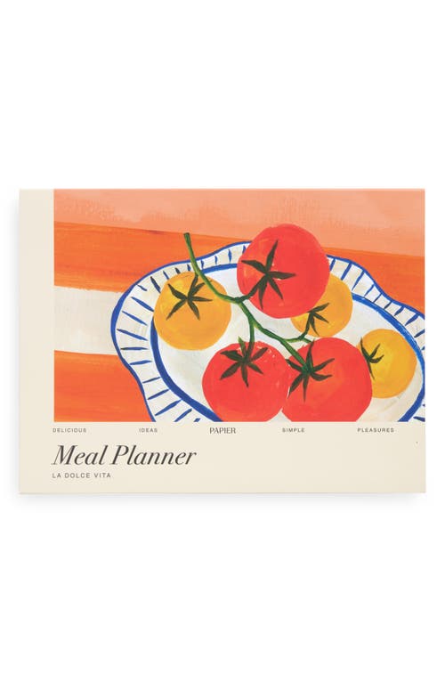 Papier La Dolce Vita Meal Planner in Open Red  product