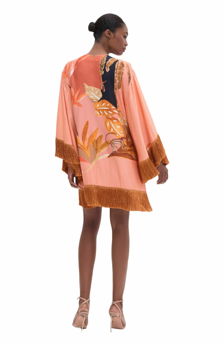 PatBO Bananier Mini Caftan, Alternate, color, 