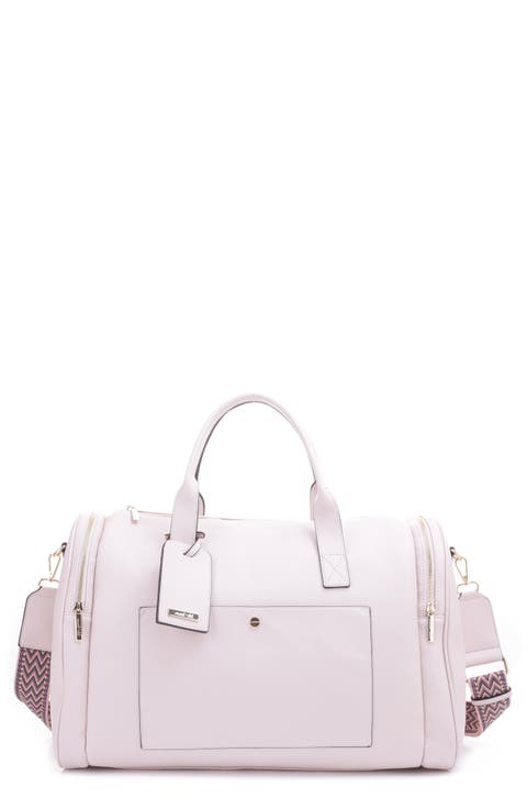 Amie Recycled Vegan Leather Weekend Duffle Bag