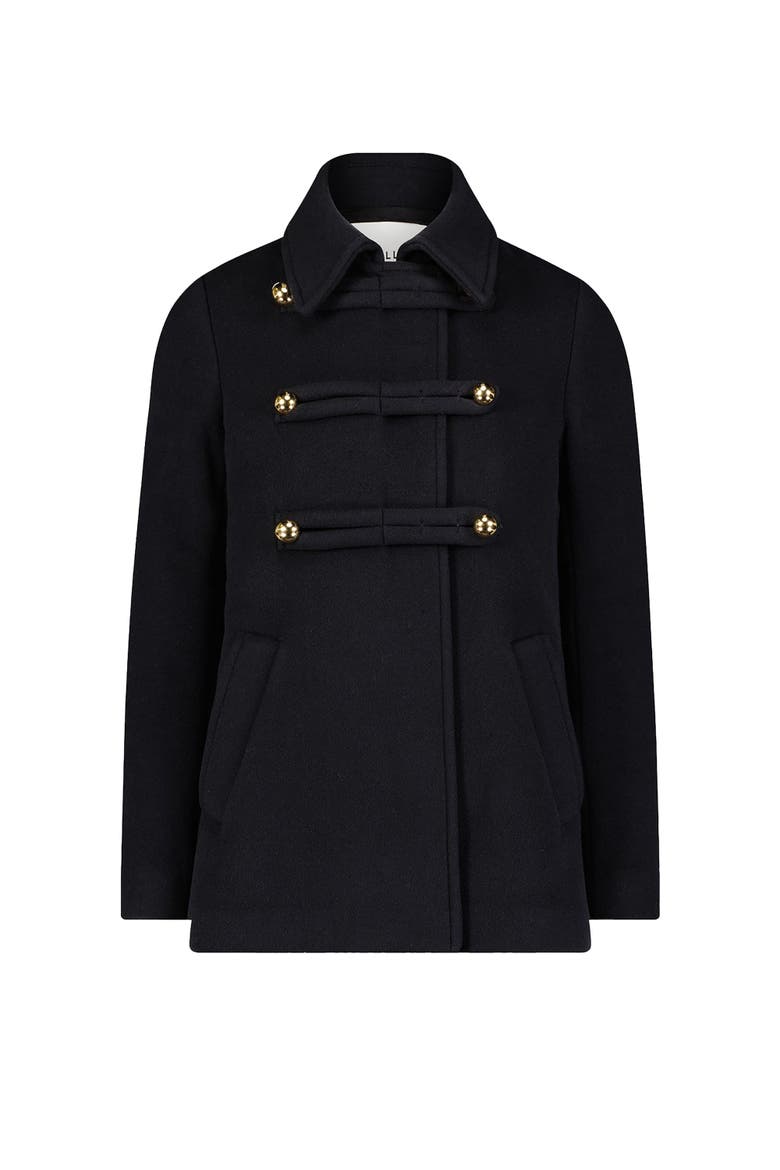Clara Double-Face Virgin Wool, Main, color, Black