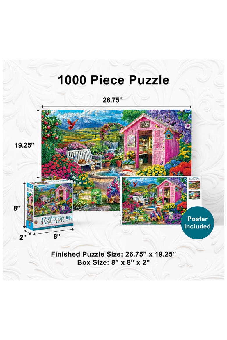 The Garden Beckons 1000pc Jigsaw Puzzle, Alternate, color, Multicolor