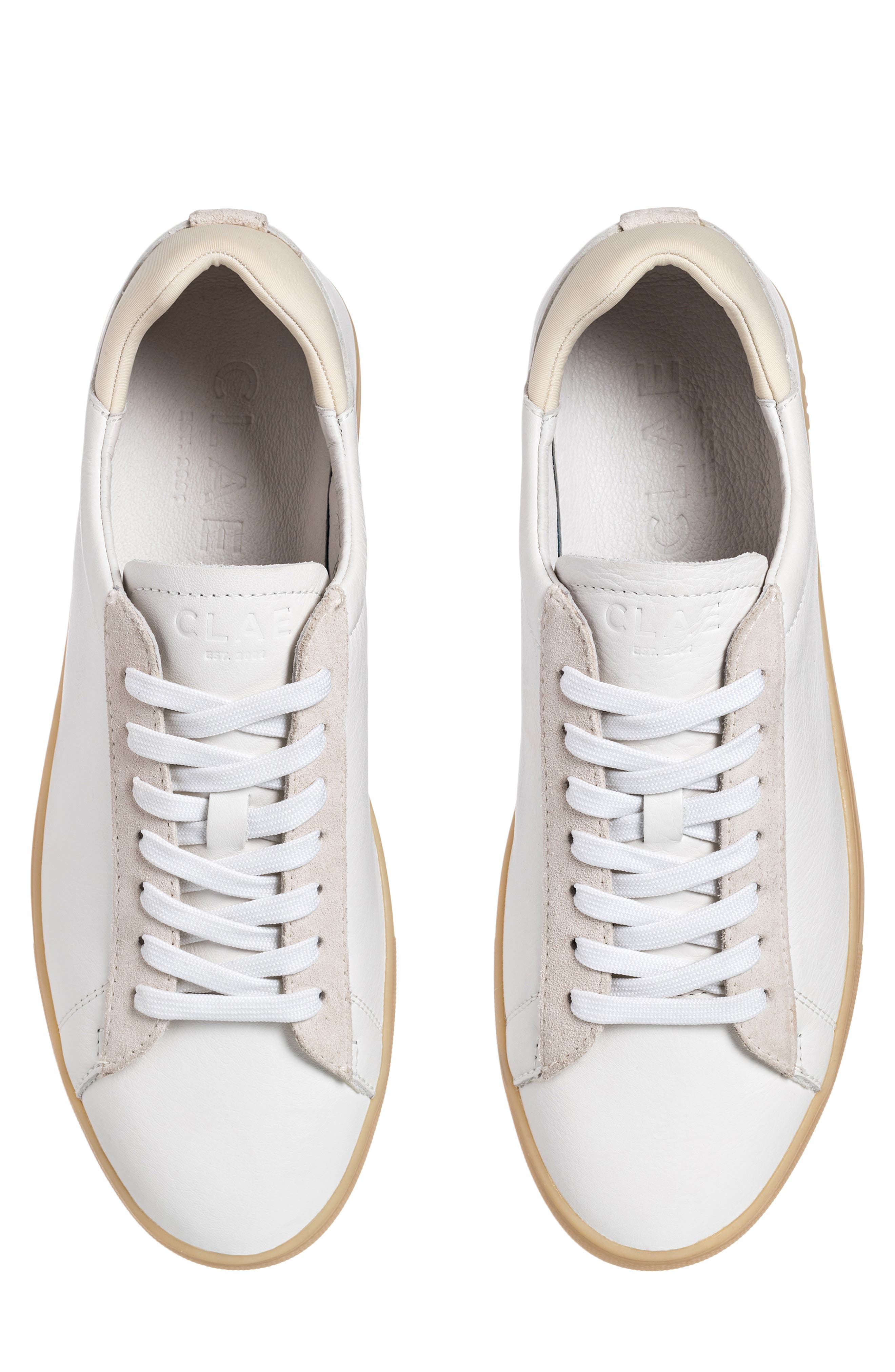 Bradley Sneaker, Alternate, color, WHITE OFFWHITE LIGHT NAT GUM