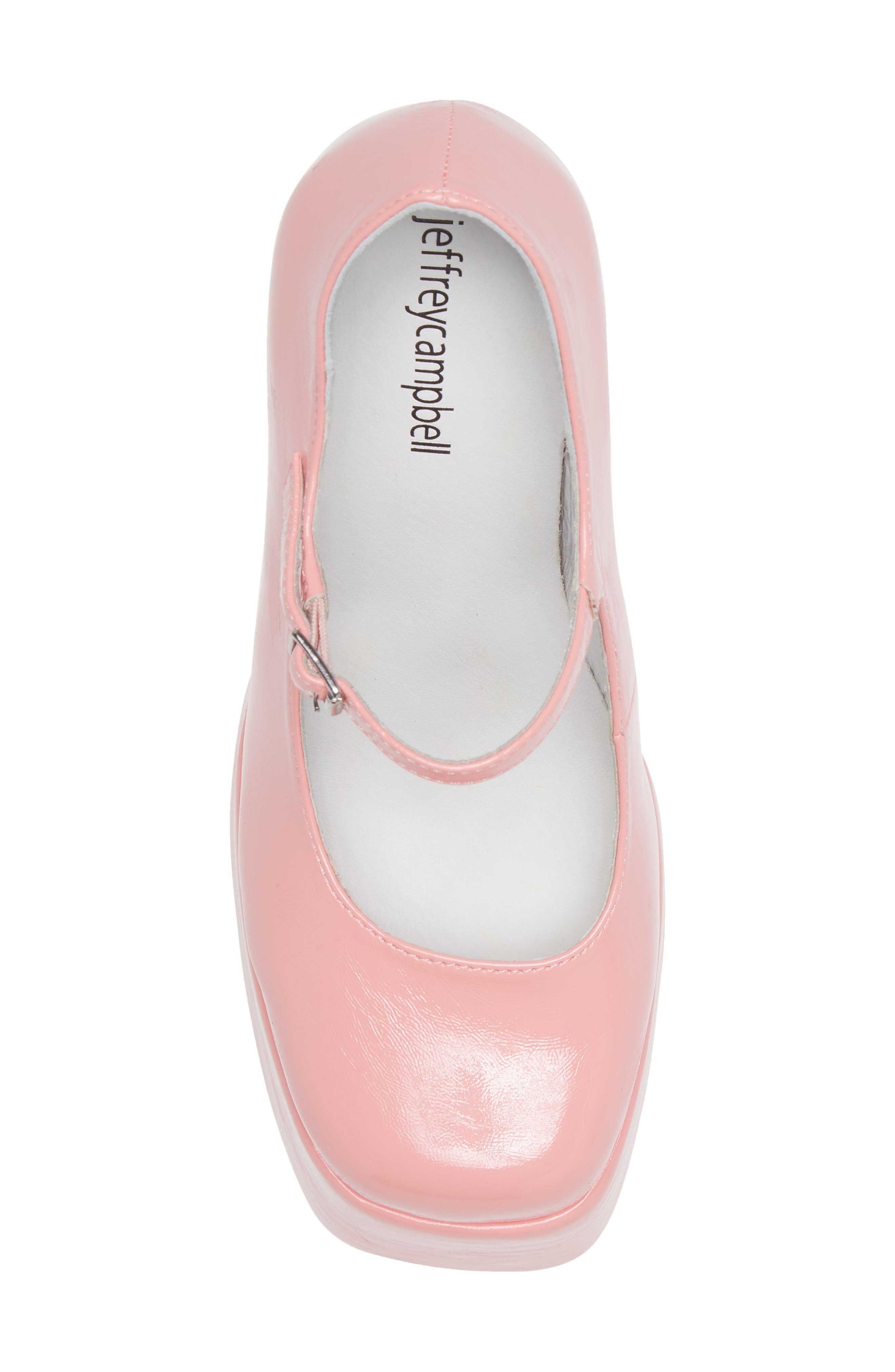 Mary Jane Platform Pump, Alternate, color, PINK CRINKE PATENT