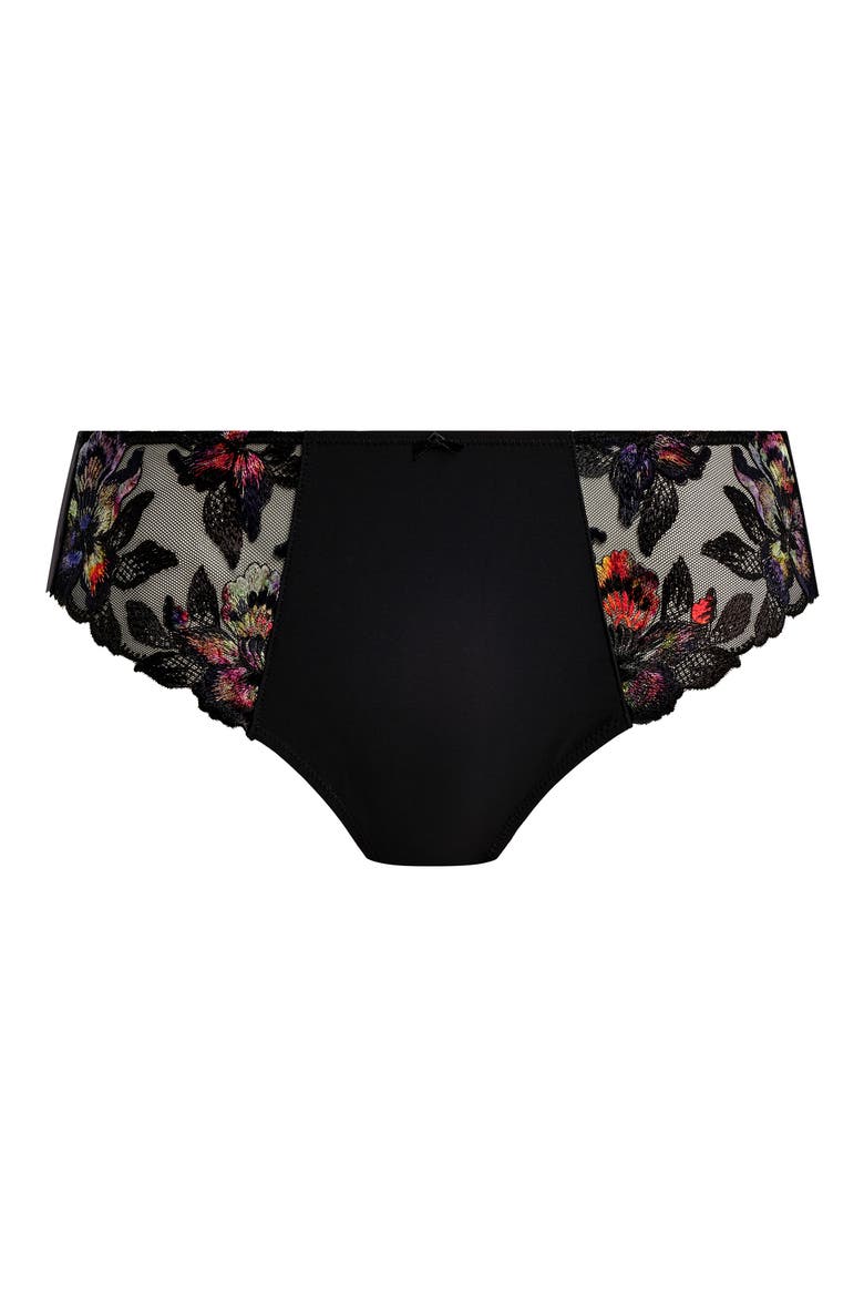 Magdalena Scalloped Edge Briefs, Alternate, color, NOIR