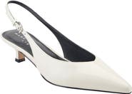 Marc Fisher LTD Luciey Slingback Pointed Toe Kitten Heel Pump