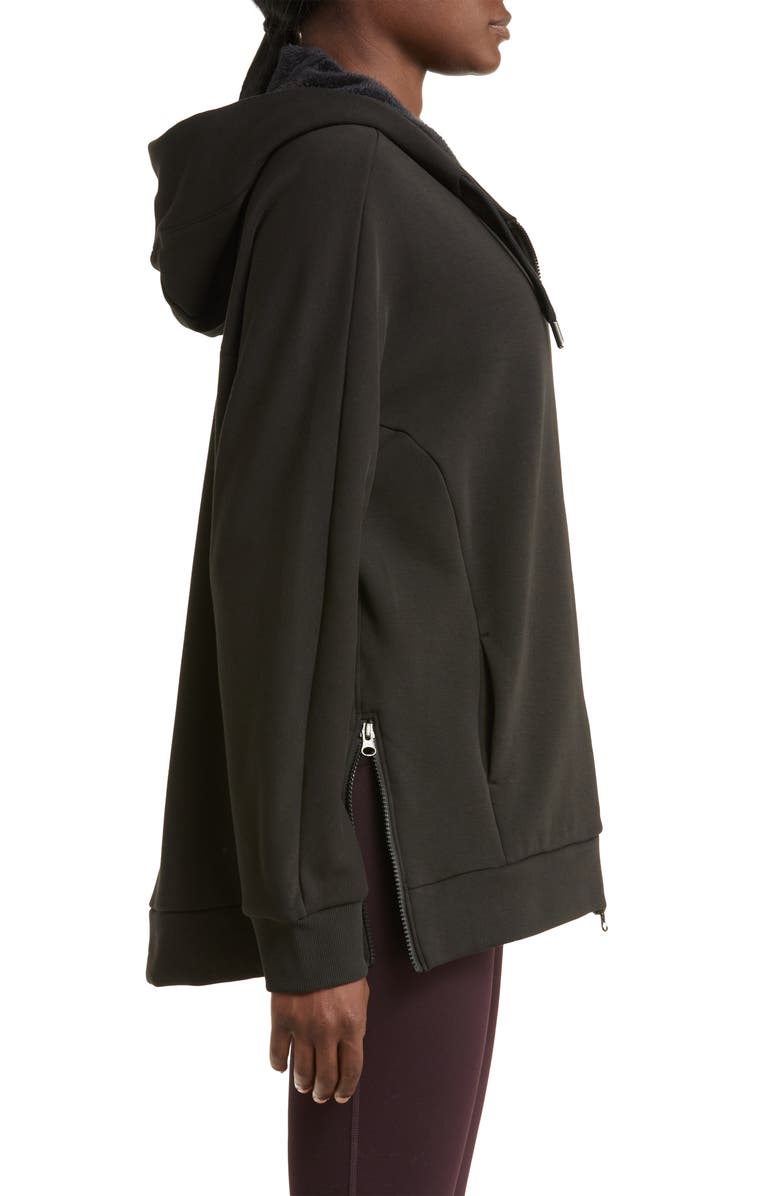 Zella Amazing Fleece Full Zip Hoodie, Alternate, color,