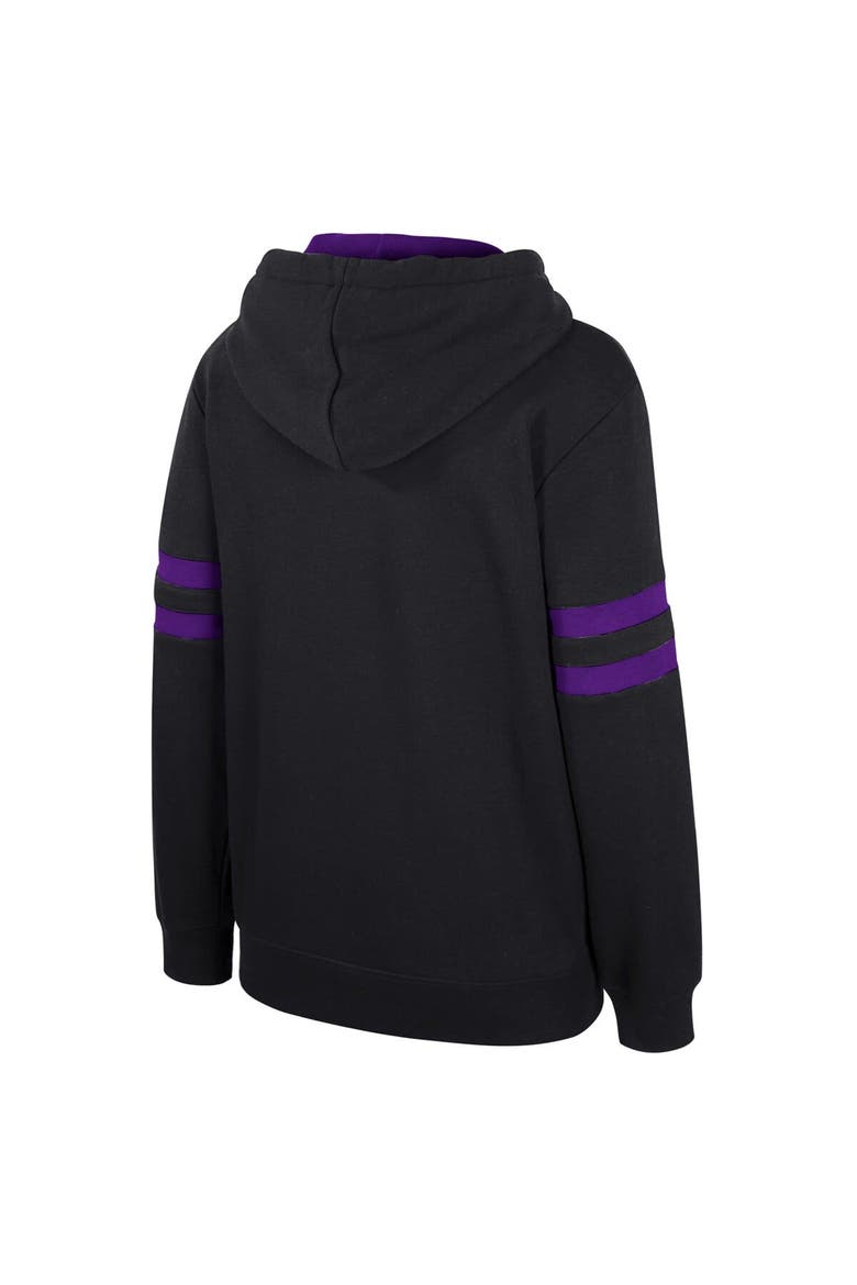 Women's Stadium Essentials Black Los Angeles Lakers Road Game Pullover Hoodie, Alternate, color, Black