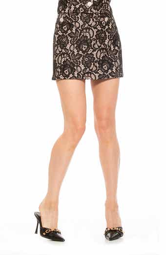 Maeve Lace Miniskirt