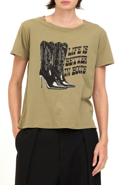 Better in Boots Graphic T-Shirt