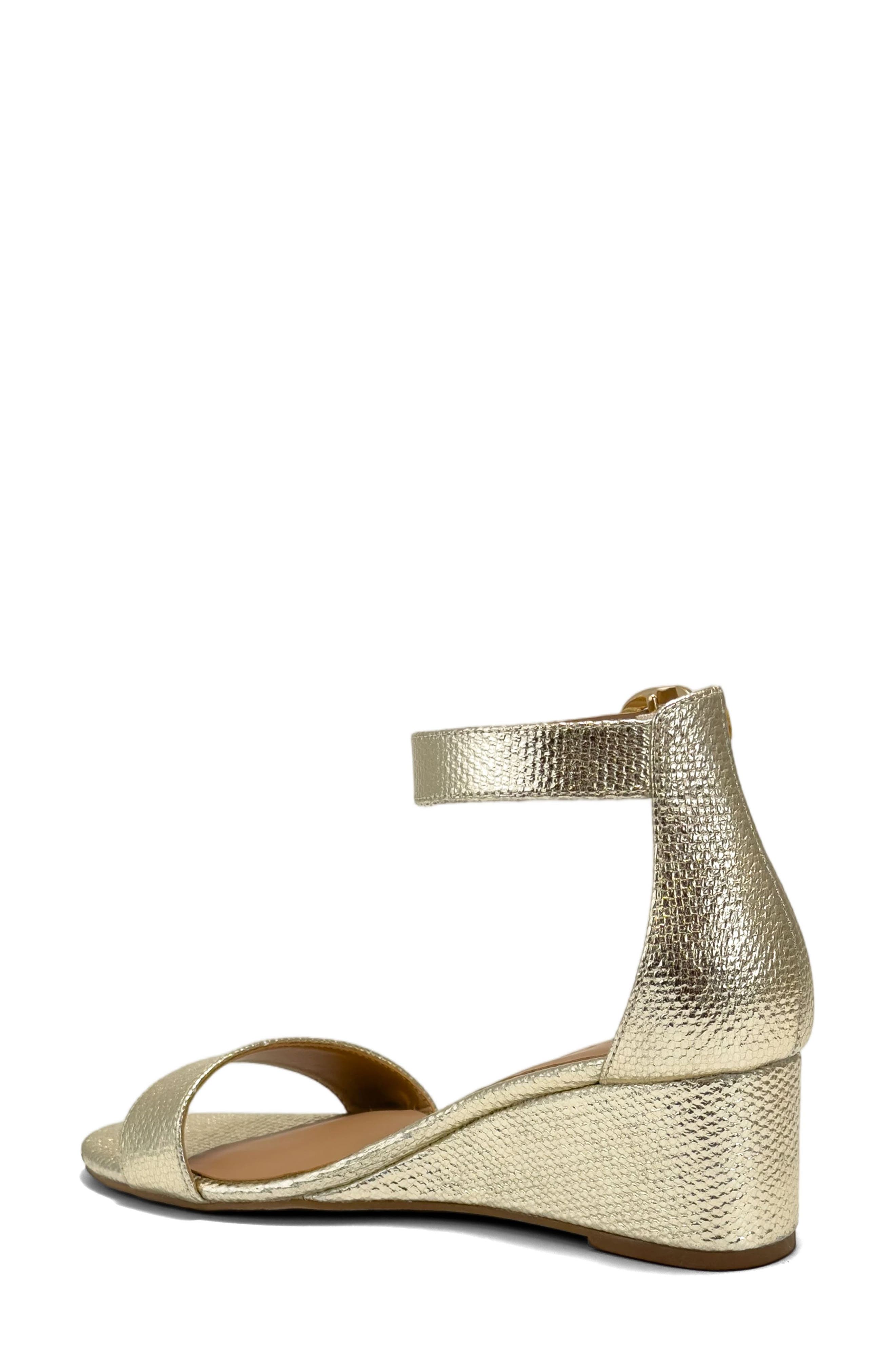 Willis Wedge Heel Sandal, Alternate, color, SOFT GOLD