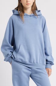 BP. Fleece Detail Oversize Raglan Hoodie