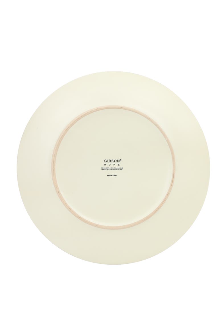 Chiswick House Stoneware Dinnerware Set with Embossed Rim, Alternate, color, Cream