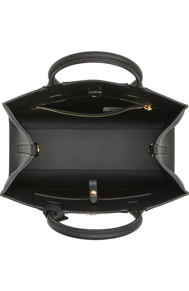 Burberry Mini TB Leather Tote, Alternate, color,