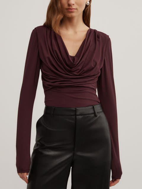 Cowl Neck Top