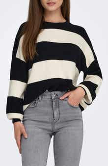 Only Atia Stripe Pullover Sweater