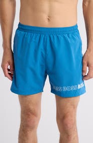 BOSS Recycled Polyester Dolphin Shorts