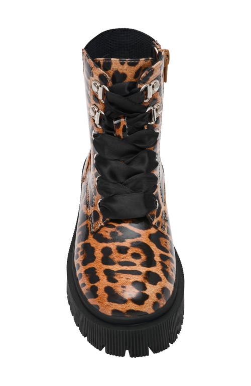 Dolce Vita Dv By Kids' Chrystal Lace-up Boot In Animal Print