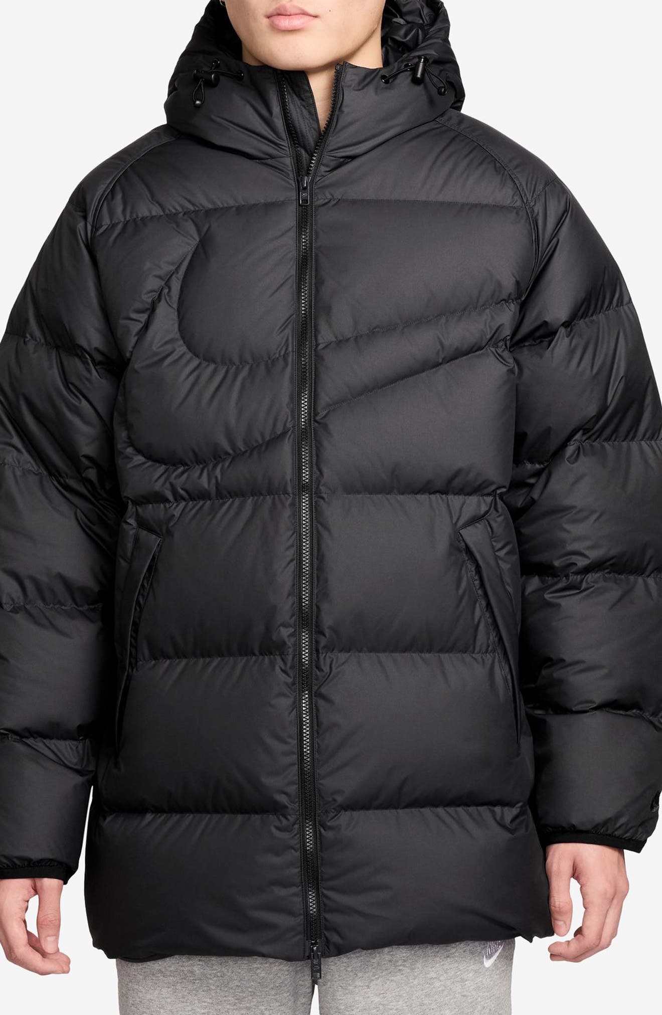 nike men's down puffer jacket