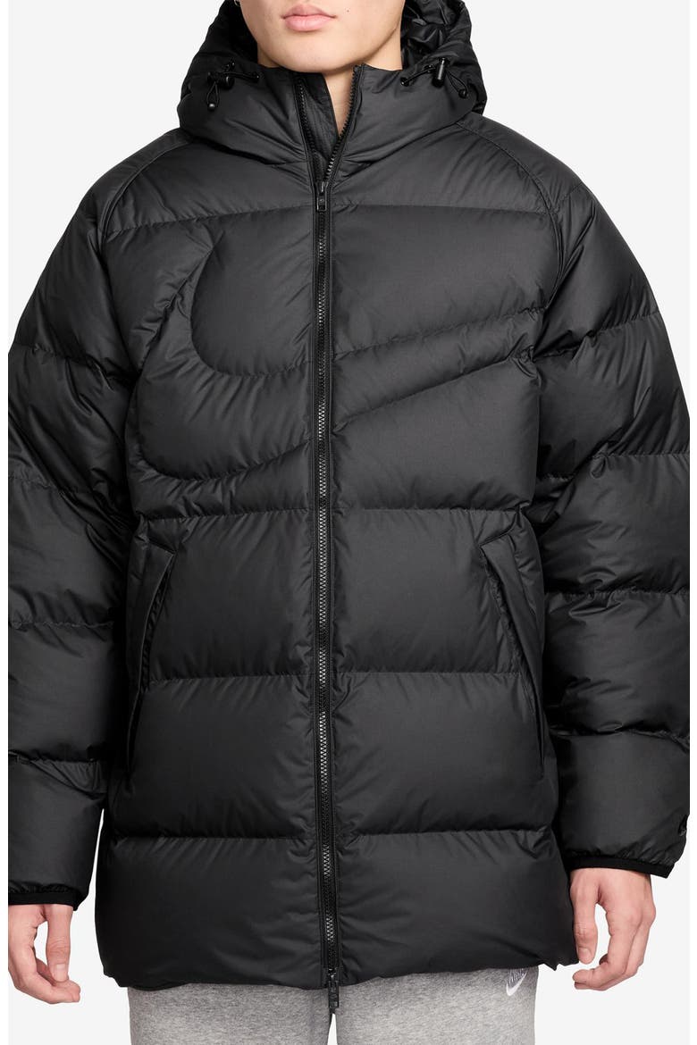 Club Therma-FIT Parka, Main, color, BLACK/ BLACK