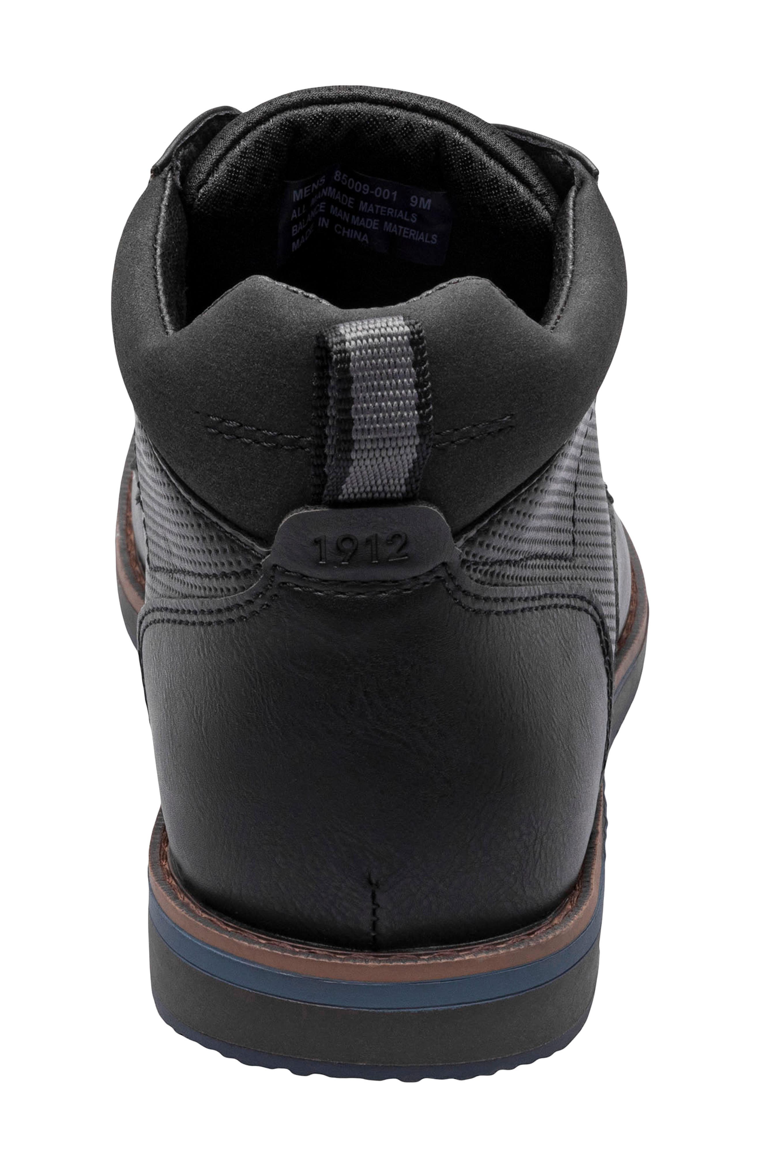 NUNN BUSH Circuit Plain Toe Chukka Boot - Wide Width Available, Alternate, color, Black